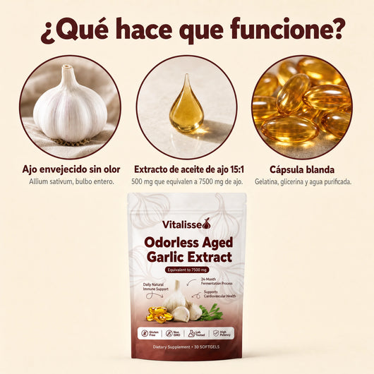 Extracto de ajo - Japones Envejecido