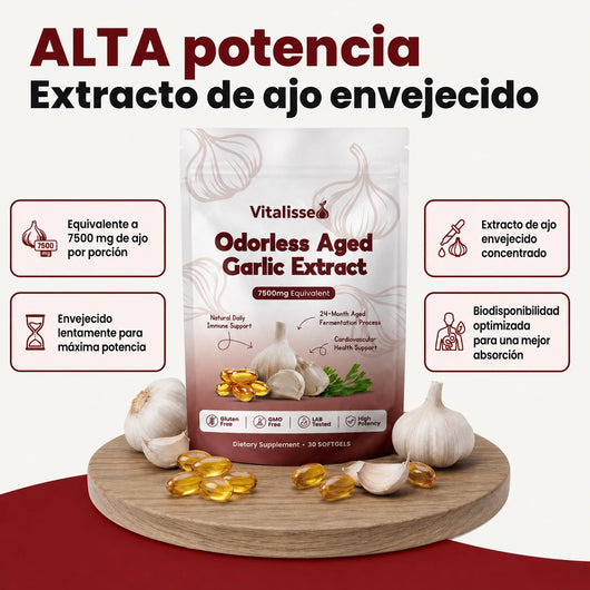 Pack Protección Familiar — 5 Envases de Extracto de Ajo Envejecido (Paga 3, Lleva 5)